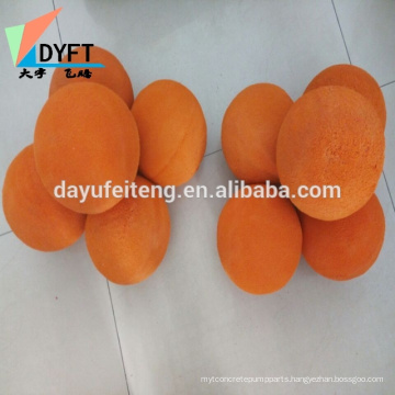 spare parts sponge rubber cleanout balls